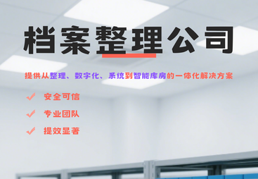 档案馆档案整理服务