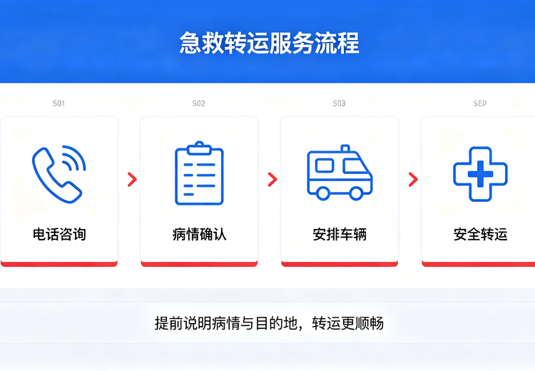 专业急救转运，为病患提供安全医疗出行保障