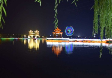 陕西大荔县同州湖整体景观亮化工程