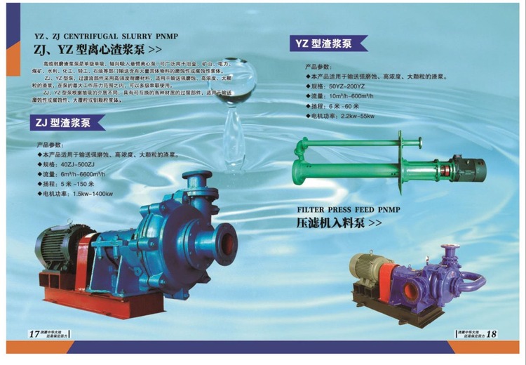 渣浆泵系列