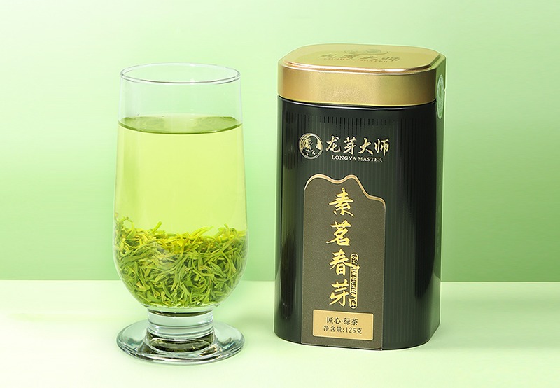 龙芽大师素茗春芽.匠心绿茶125G罐装