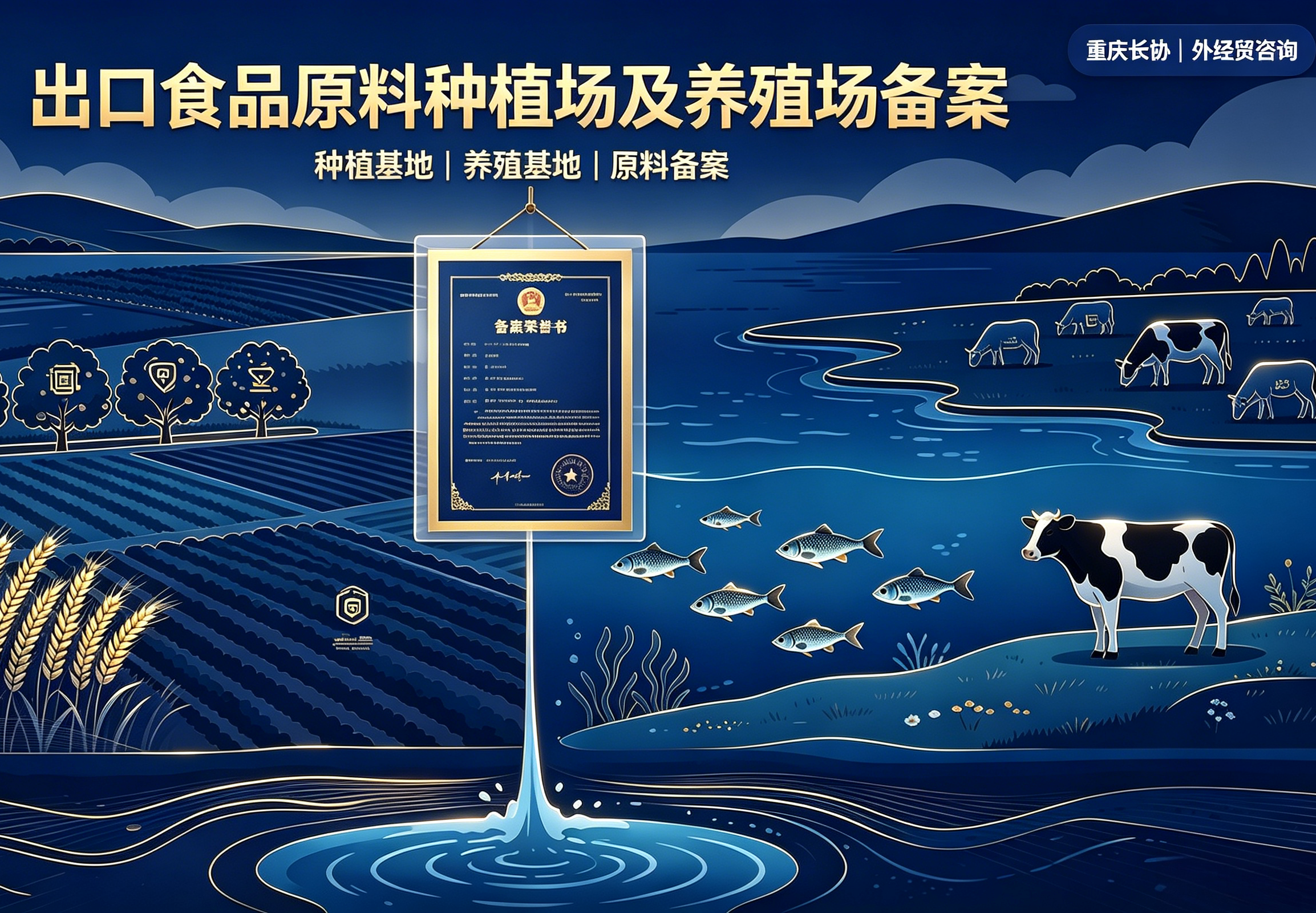 出口食品原料种植场及养殖场备案