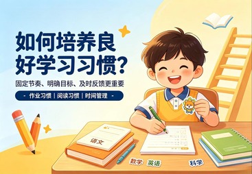 如何培养良好学习习惯？固定节奏、明确目标、及时反馈更重要