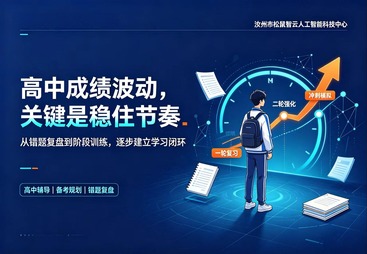 高中成绩波动怎么办？从错题复盘到阶段训练，逐步建立学习闭环