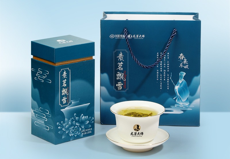 龙芽大师素茗飘雪.匠心茉莉花茶100G盒装