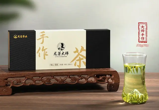 龙芽大师手作绿茶.知心礼盒装66G