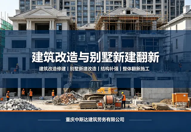 建筑改造与别墅新建翻新