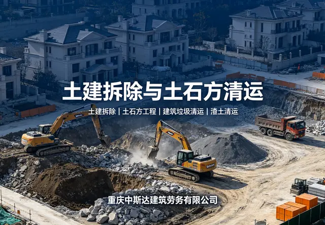 土建拆除、土石方、渣土清运