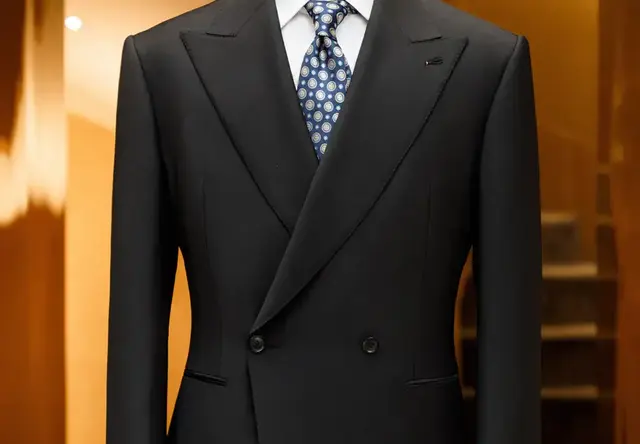 黑色系定制西服