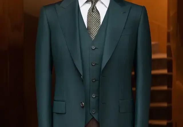蓝色系定制西服