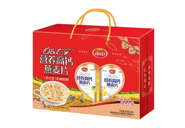 900克营养高钙燕麦片礼盒3罐