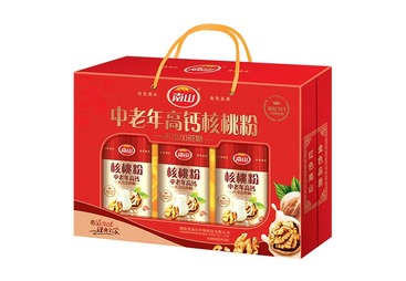 900克中老年高钙核桃粉礼盒3罐