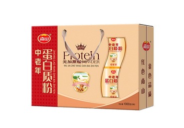 1000克中老年蛋白质粉礼盒5罐