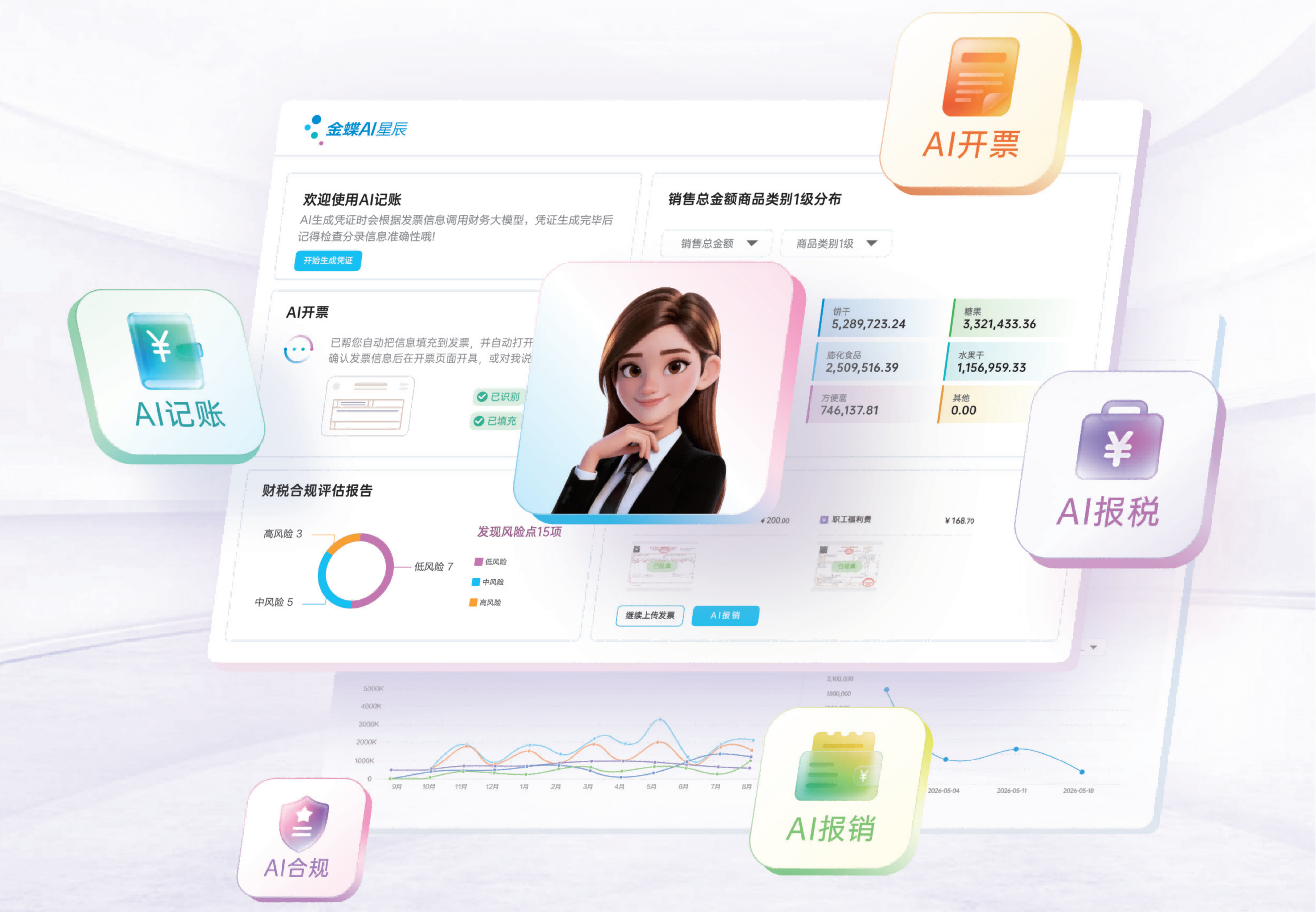 金蝶AI星辰财税云