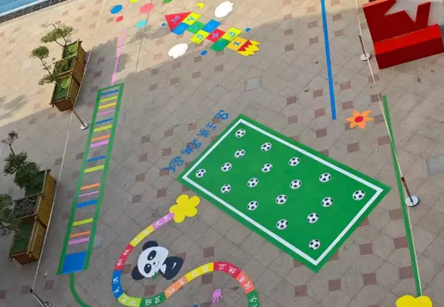 小学地面彩绘