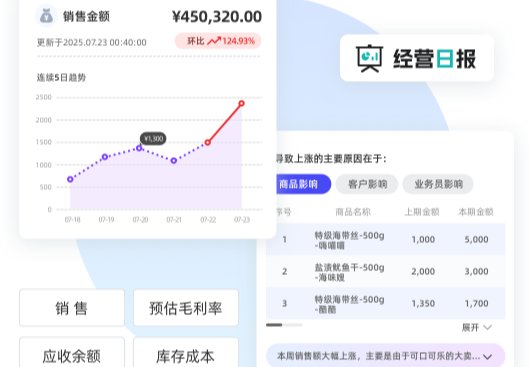 金蝶AI星辰-老板参谋