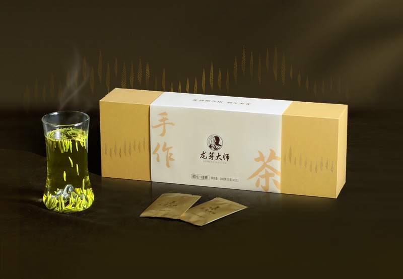 龙芽大师手作绿茶.初心礼盒装180G