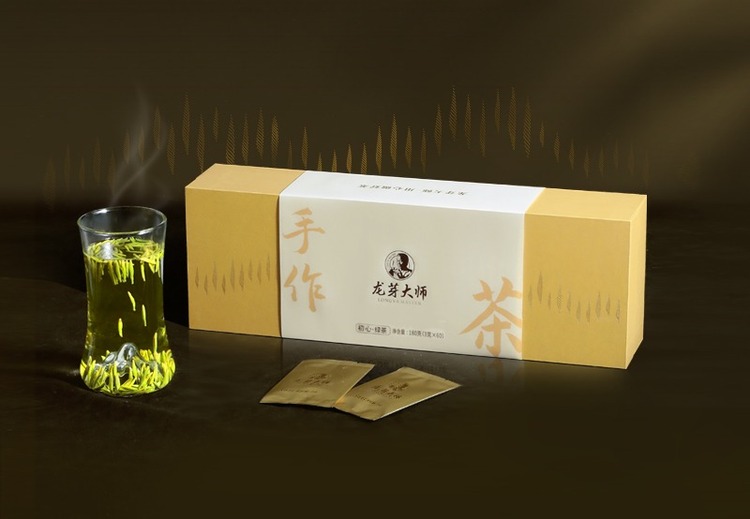 龙芽大师手作绿茶.初心礼盒装180G