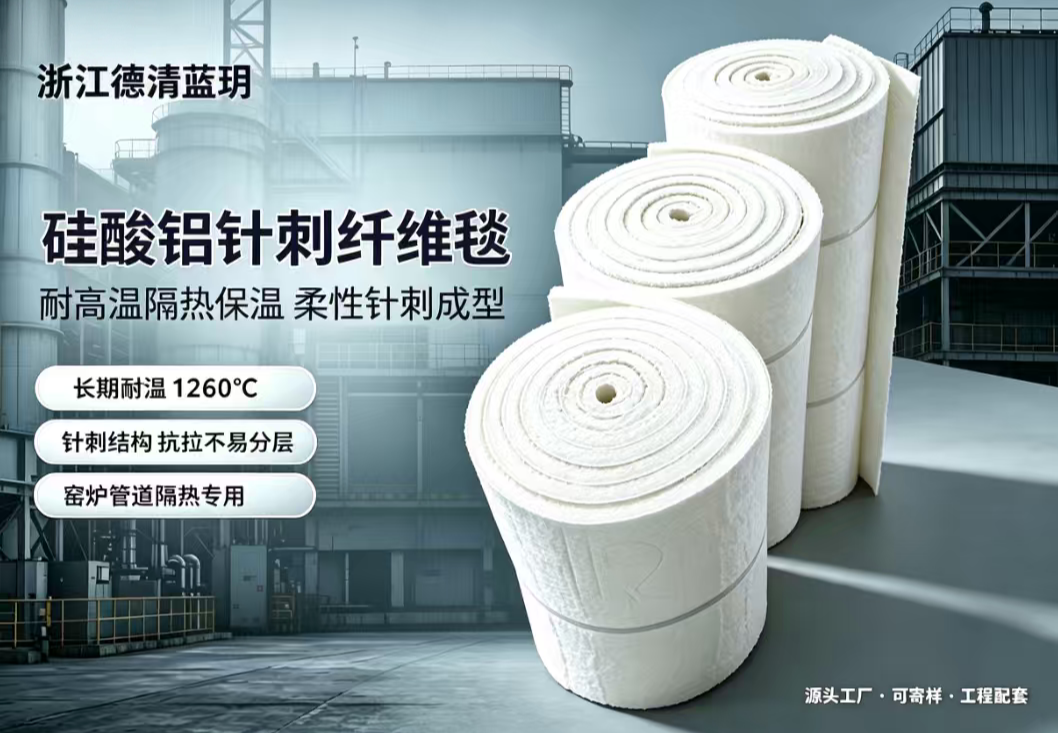 硅酸铝针刺纤维毯