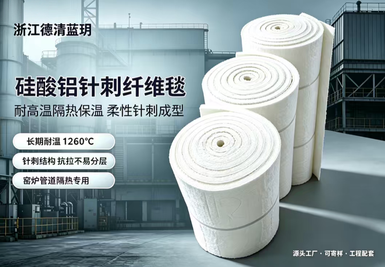 硅酸铝针刺纤维毯