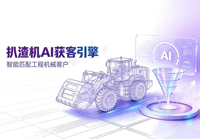 扒渣机AI获客引擎