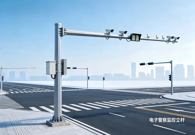 电子警察监控立杆