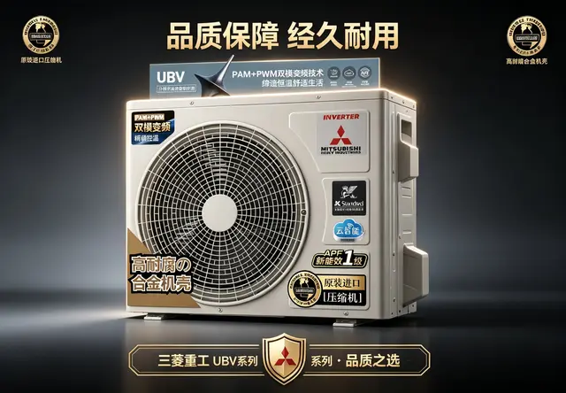 三菱重工 UBV 系列 分体式直流变频空调