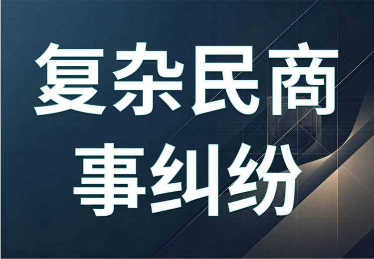 复杂民商事纠纷