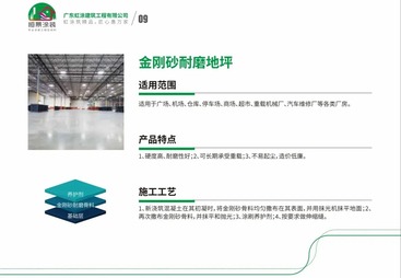 金刚砂耐磨地坪+密封固化剂地坪