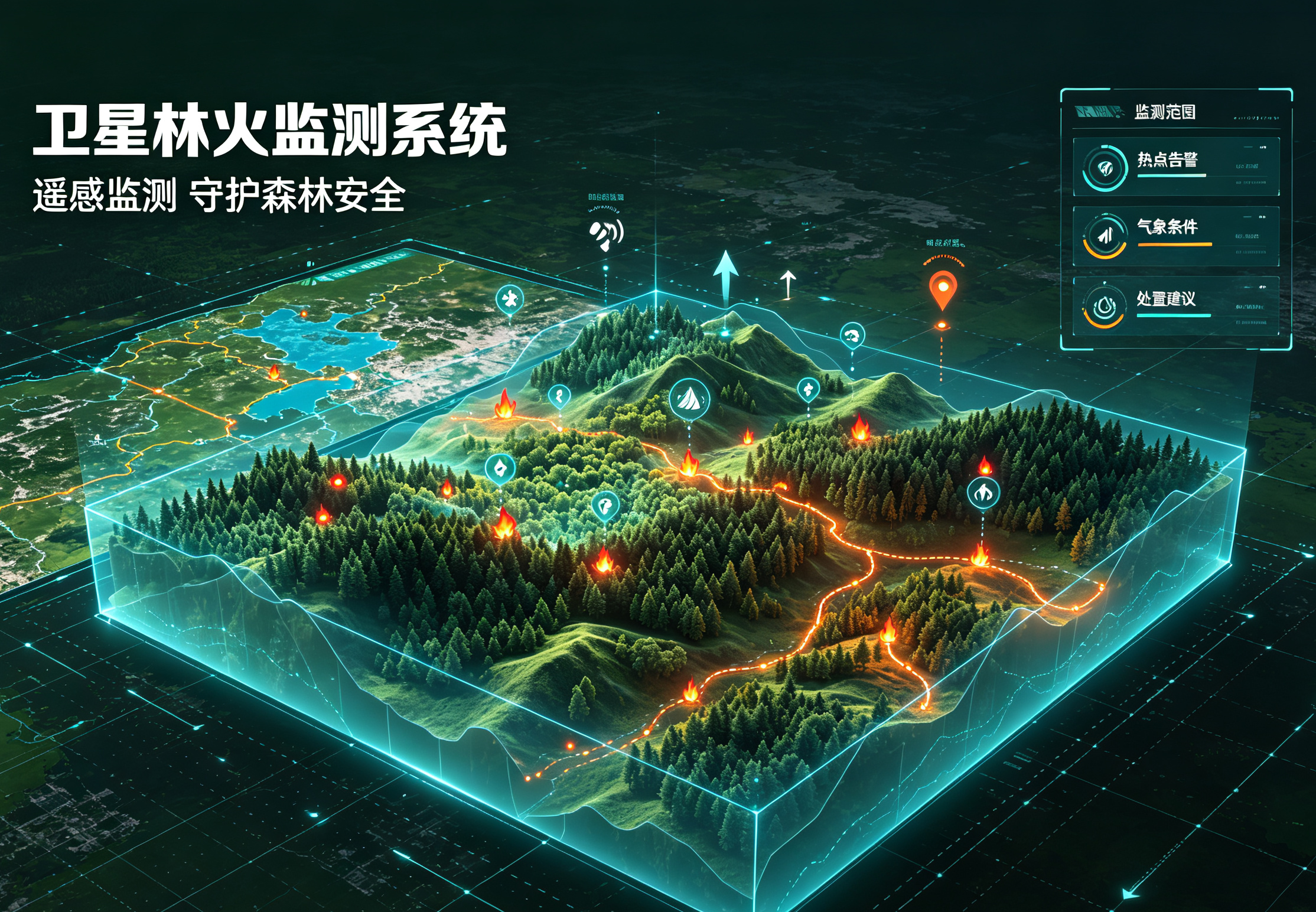 卫星林火监测系统