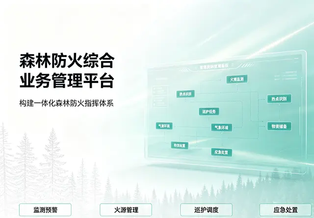 森林防火综合业务管理平台