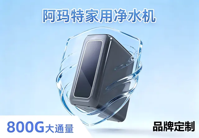阿玛特800G大通量家用净水机