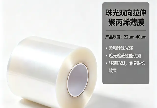 珠光双向拉伸聚丙烯薄膜