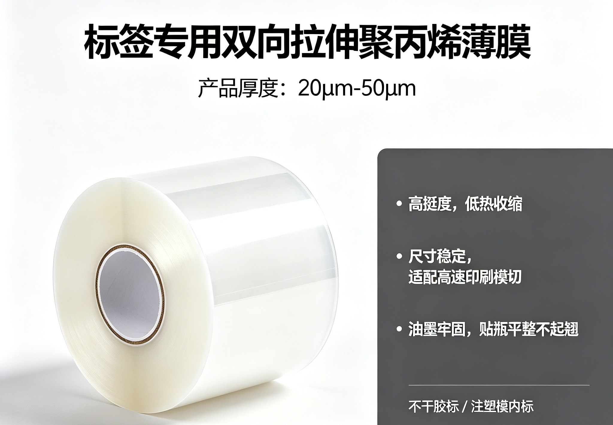 标签专用双向拉伸聚丙烯薄膜