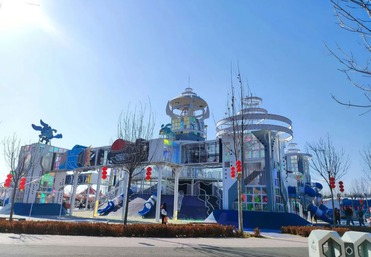 户外文旅河北石家庄古栾水镇趣星空探索乐园