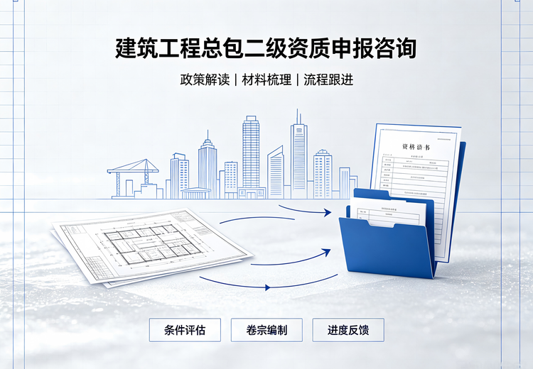 建筑工程总包二级资质申报咨询