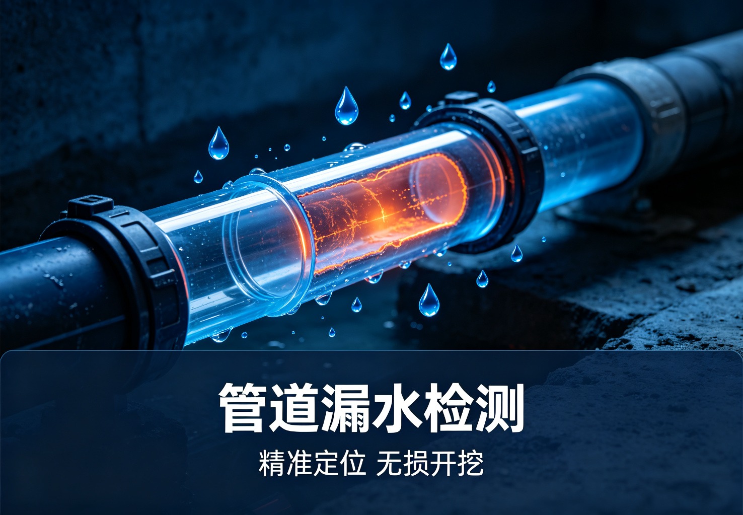 暗管漏水检测