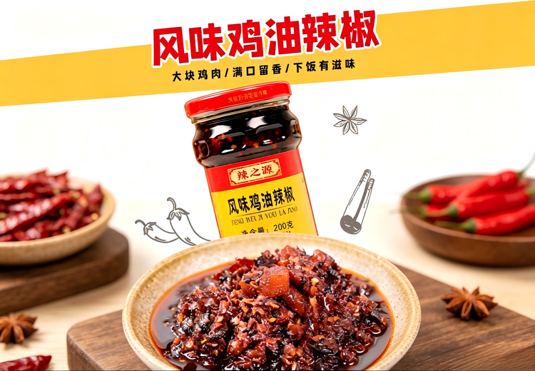 280g风味鸡油辣椒