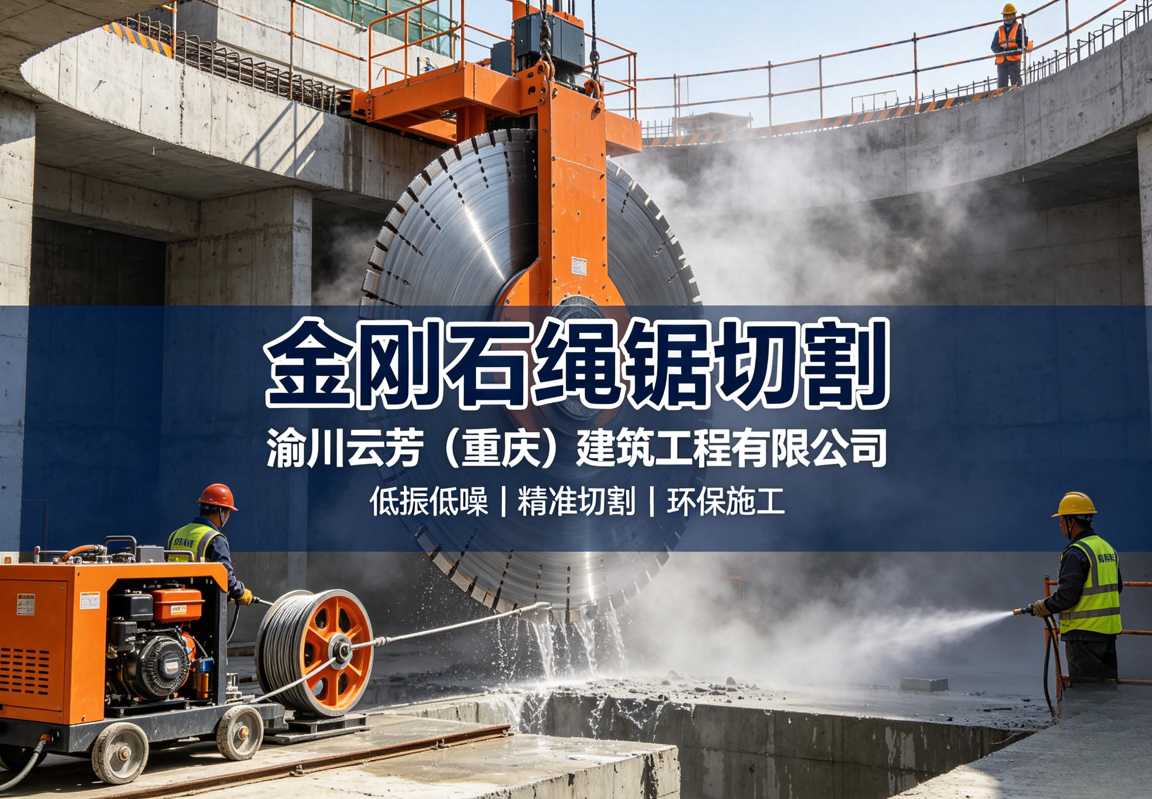 金刚石绳锯切割(绳锯切割)