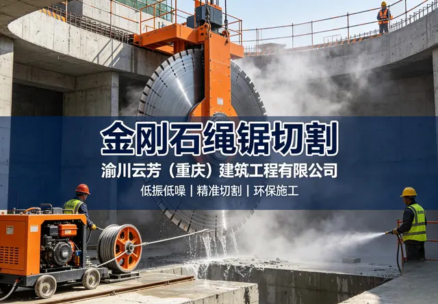 金刚石绳锯切割（绳锯切割）