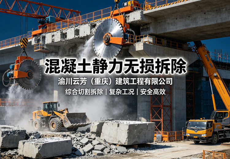 混凝土静力无损拆除工程（综合切割拆除总包）