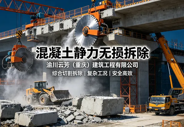 混凝土静力无损拆除工程（综合切割拆除总包）