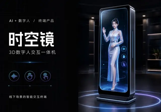 时空镜——3D数字人交互一体机