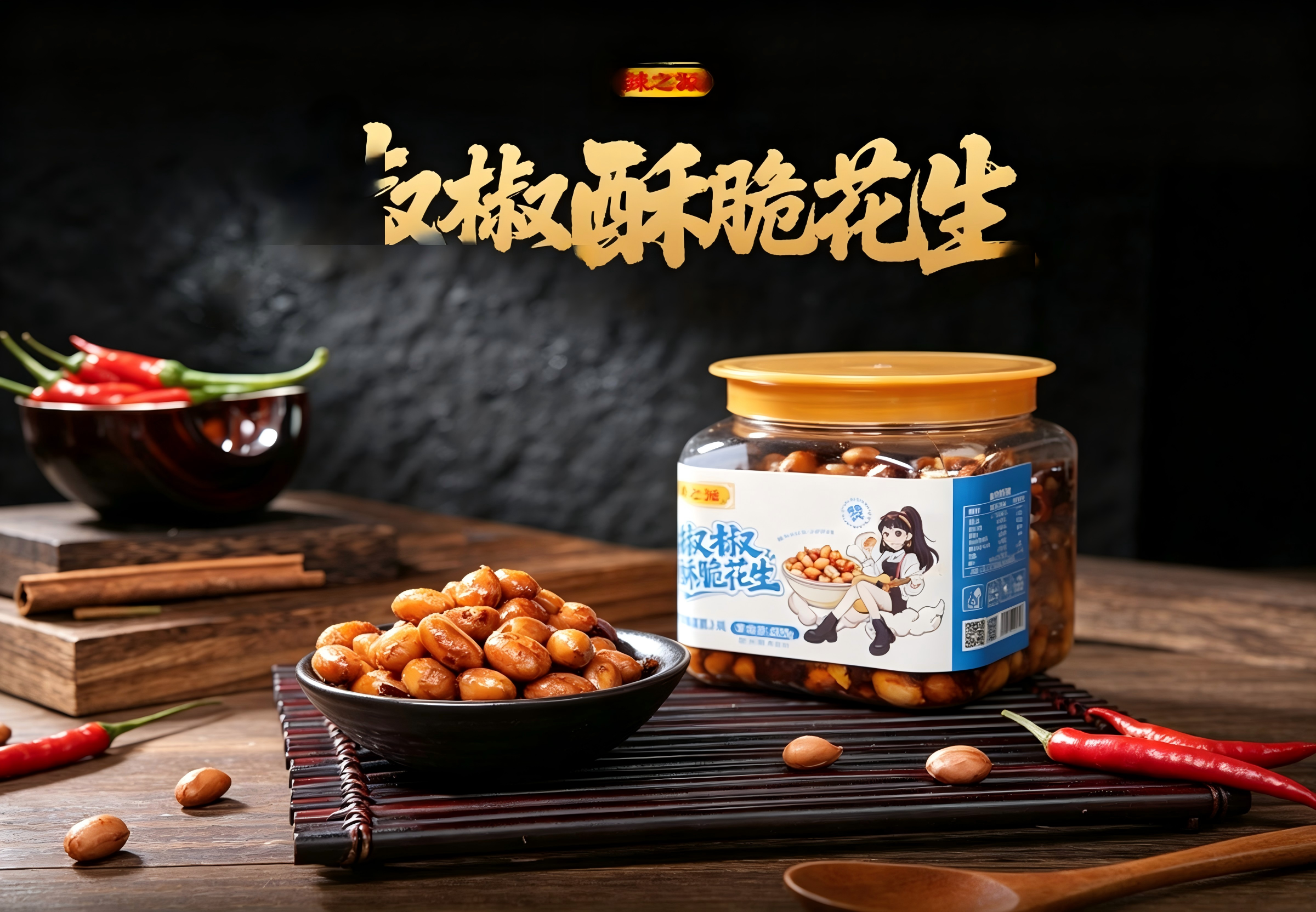 520g椒椒酥脆花生