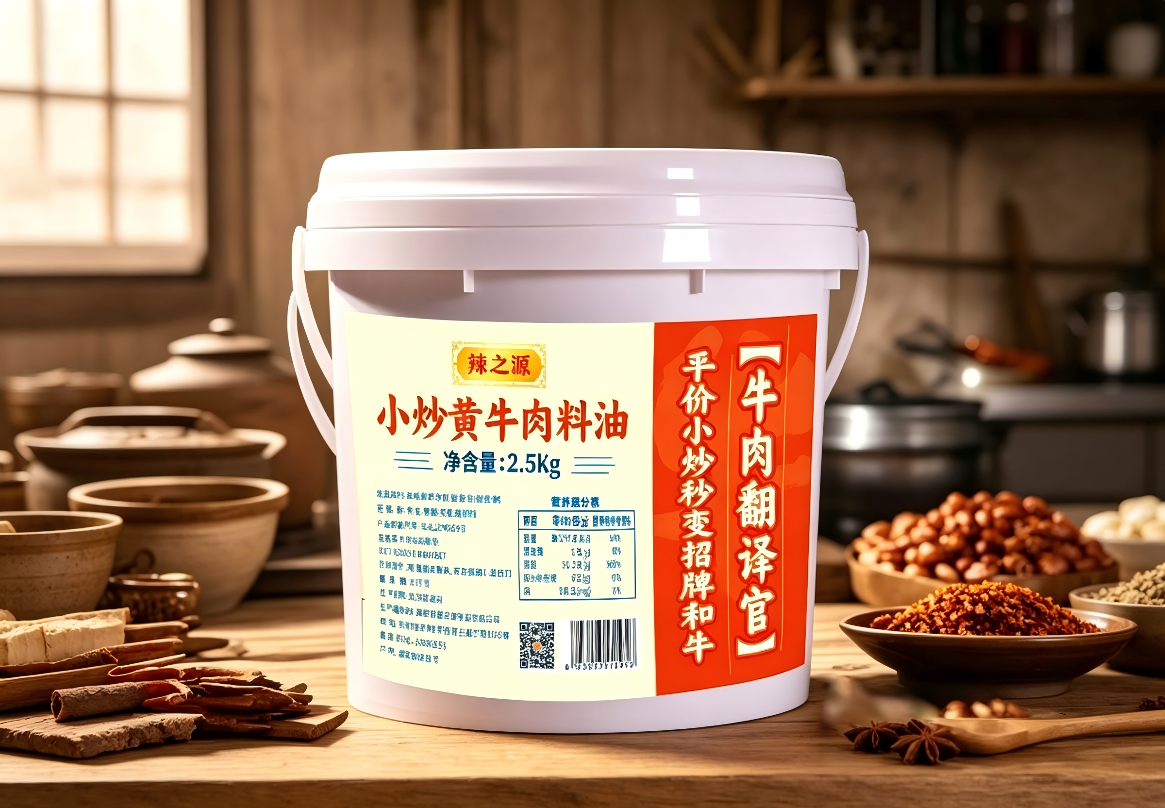 小炒黄牛肉料油