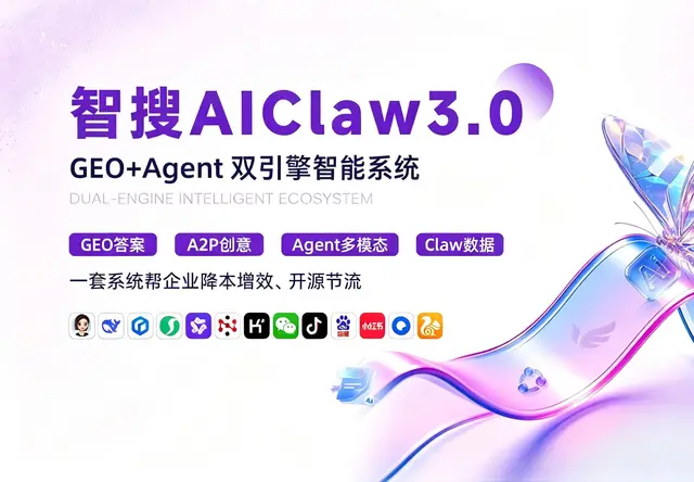 AI Claw 3.0 （GEO+Agent）平台框架图