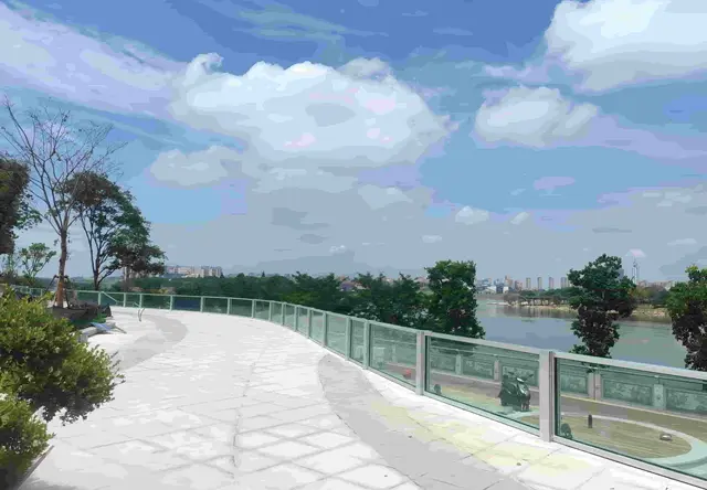 玻璃景观防洪墙