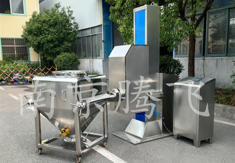 单立柱料斗提升混合机