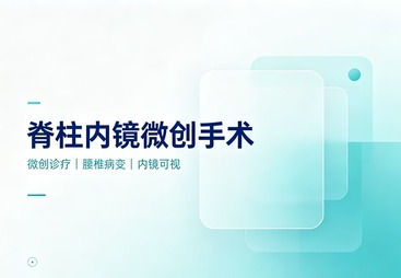 椎间孔镜脊柱内镜微创术