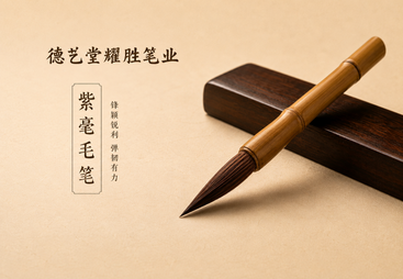 紫毫毛笔